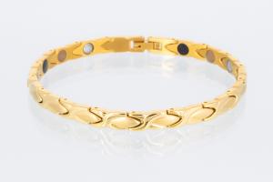 E8011G - 4-Elemente Armband goldfarben