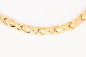 HE9024G - 4-Elemente Halskette goldfarben