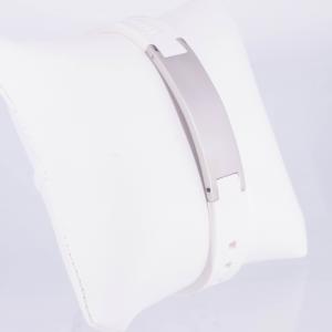 KEW9020S - Energiearmband in silber weiß
