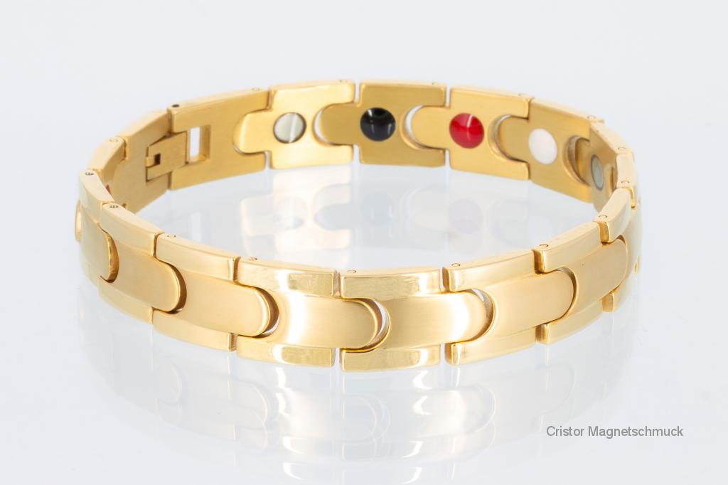 E8062G - 4-Elemente Armband goldfarben