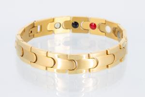 E8062G - 4-Elemente Armband goldfarben