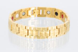 E8019G - 4-Elemente Armband goldfarben