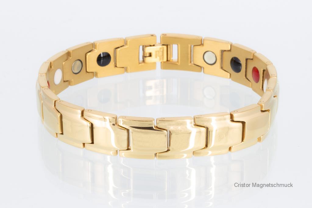 E8262G2 - 4-Elemente Armband goldfarben