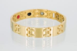 E8075G - 4-Elemente Armband goldfarben