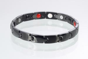 E8343BL - 4-Elemente Armband schwarz