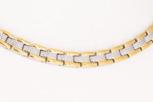 H9034B - Halskette bicolor