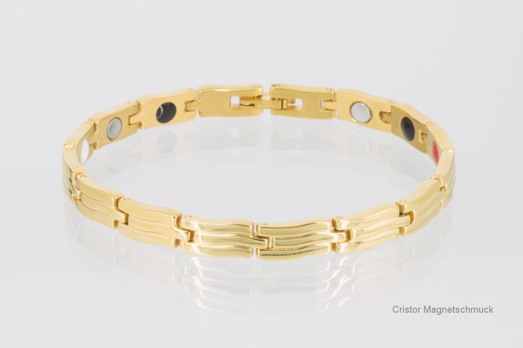 E8089G2 - 4-Elemente Armband goldfarben