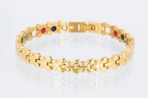 E8176G2 - 4-Elemente Armband goldfarben