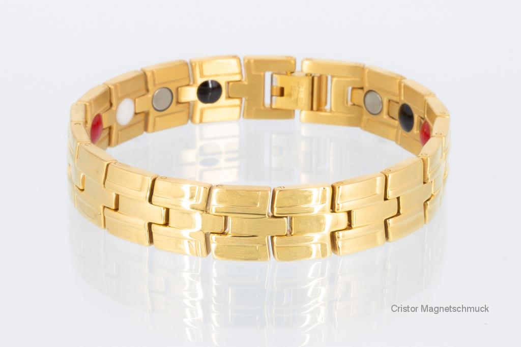 E8035G2 - 4-Elemente Armband goldfarben