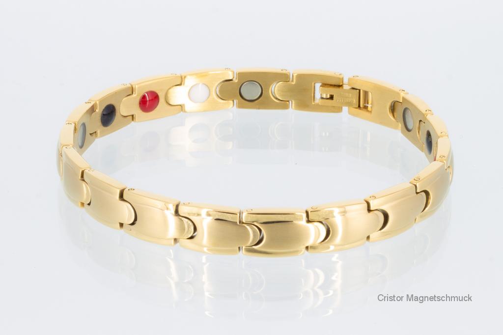 E8152G - 4-Elemente Armband goldfarben
