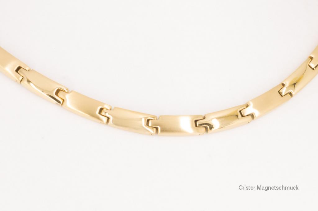 HE9031G - 5-Elemente Halskette goldfarben