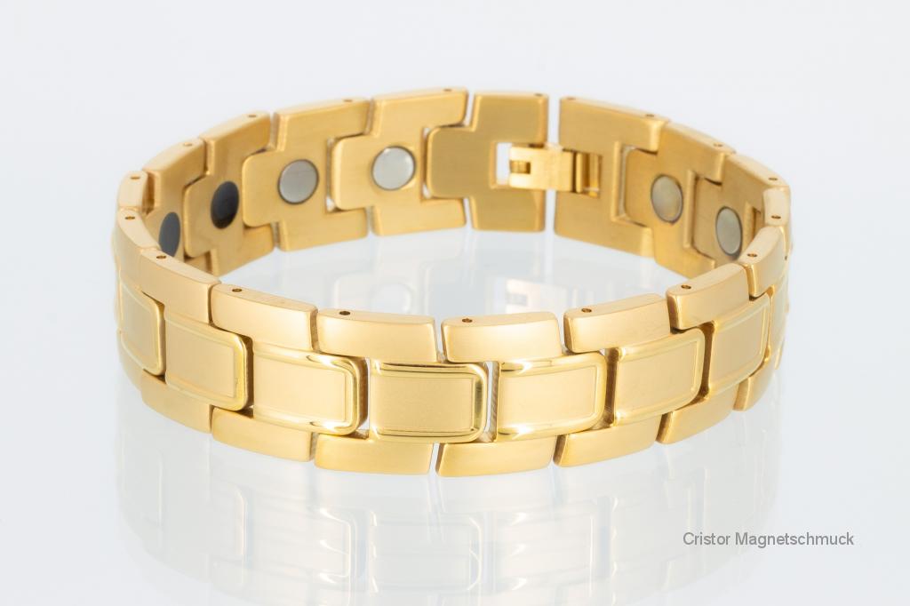 E8170G - 3-Elemente Armband goldfarben