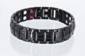 E8901BL - 4-Elemente Armband schwarz