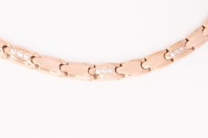 H9178RGZ - Halskette rosegold mit weißen Zirkonia
