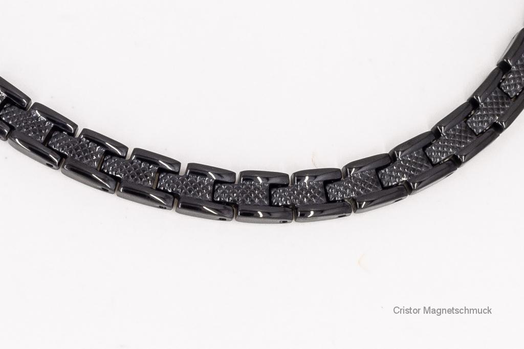 H9034BLSet - Halskette und Armband im Set schwarz