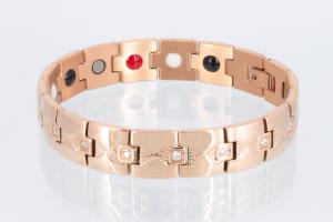 E8271RGZ2 - 4-Elemente Armband rosegoldfarben mit weißen Zirkonia