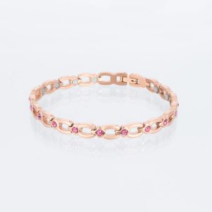 Magnetarmband Sternenhimmel in Rosegold und Rosa