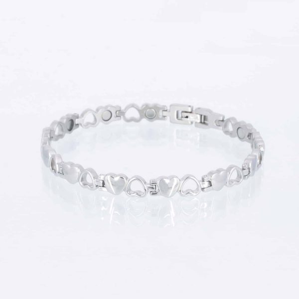 Fußkette Glück in Silber glänzend