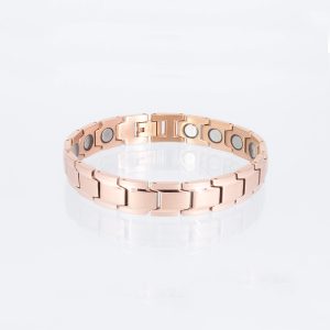 Rosegoldenes Powerarmband mit extrastarken Magneten