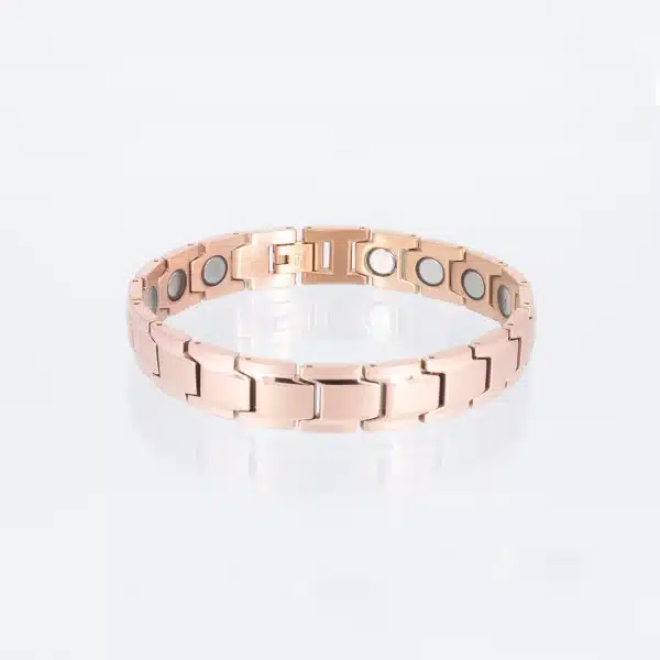 Ein rosegoldenes Power-Magnetarmband