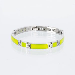 Magnetarmband mit gelbem Emaille