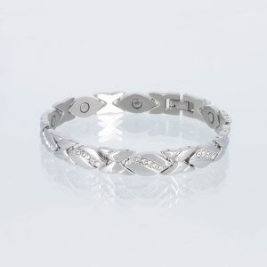 Magnetarmband Lichterband silber