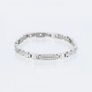 Magnetarmband mit 12 Zirkoniasteinen