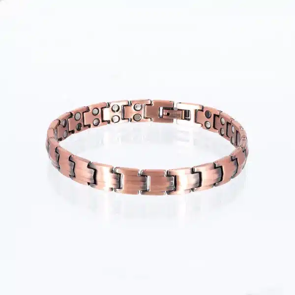 Ein doppelreihiges Magnetarmband aus Kupfer