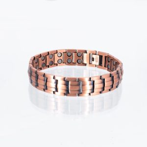 Ein doppelreihiges Magnetarmband aus Kupfer