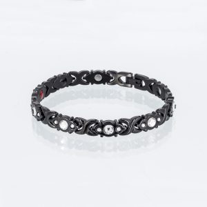 Energiearmband Romantik in Schwarz