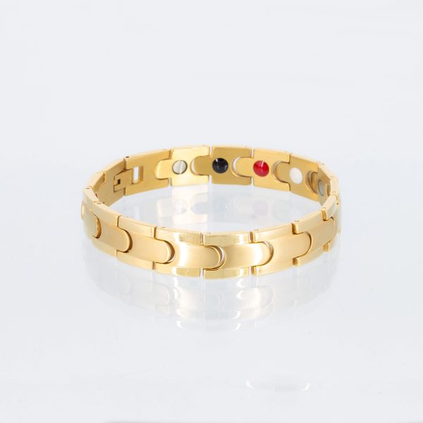 Energiearmband Klarheit  in gold