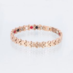 Energiearmband Flügelschlag in rosegold