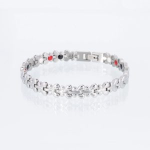 Energiearmband Flügelschlag in silber