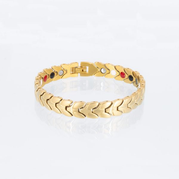 Energiearmband Ranke in Gold