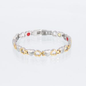 Energiearmband Glück in Bicolor