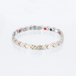 Energiearmband Wirbel in bicolor