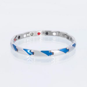 Energiearmband Adria in blau und silber