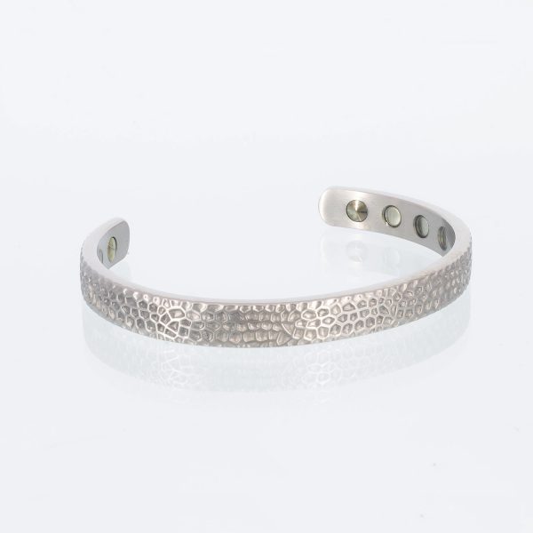 Energiearmreif  Gepard in silber
