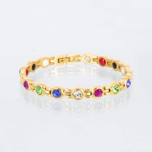 Goldenes Energiearmband Farbspiel 2 in 4 Farben