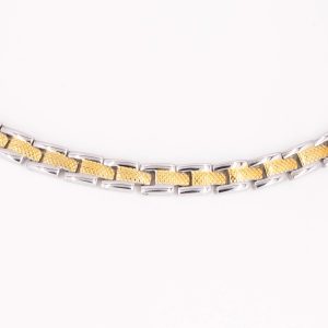 Collier Spur in Silber und Gold
