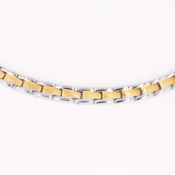 Collier Spur in Silber und Gold