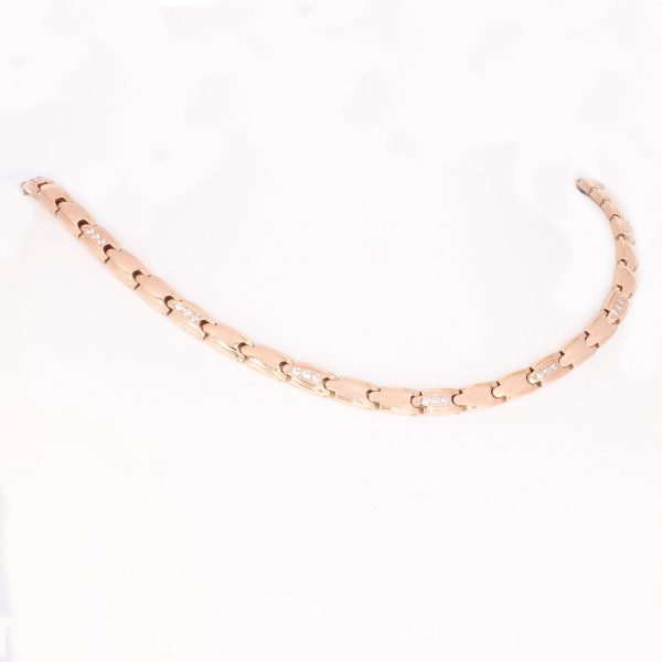 Collier Die Begleiterin in Rosegold mit Zirkonia – Bild 2