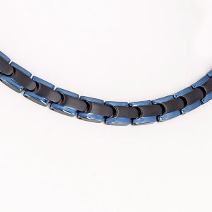 Titan-Collier Endlos in schwarz und blau