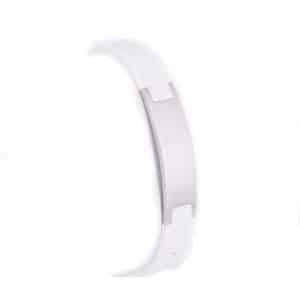 Sportband Fitness in Weiß und Silber