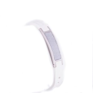 Sportband Fitness in weiß und Carbon