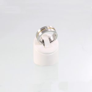 Magnetring Style 3 in bicolor mit Zirkonia - 2te Chance