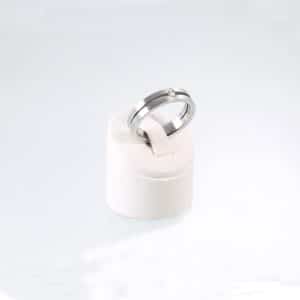 Magnetring Style 8 in silber mit Zirkonia