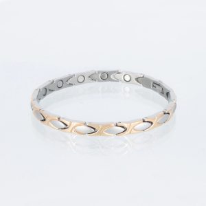 Titanarmband Ewige Liebe in Rosegold und Silber
