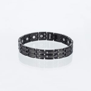 Titanarmband Rallye in schwarz