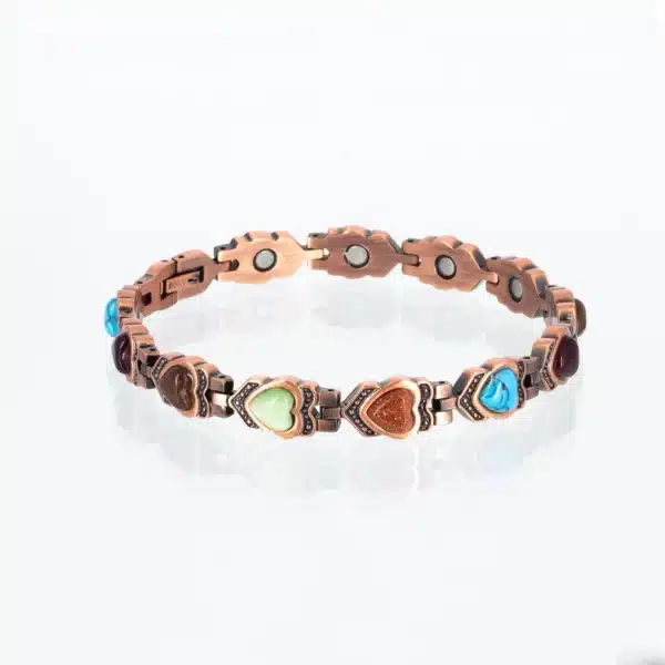 Kupferarmband Flower Power 1 – Bild 4